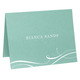 Elegant Flourish Folded Shimmer Note Cards Image 1 of 3
